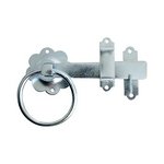 TIMCO 6IN Ring Gate Latch - Plain - Zinc (5055893366806) TIMbag 1 Each RGL6ZP
