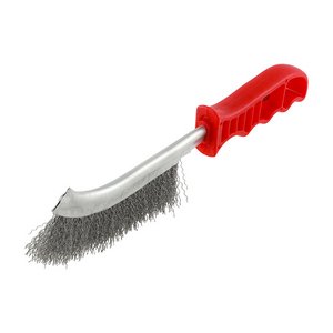 TIMCO 255mm Wire Hand Brush - Steel (5055893329528) Unit 1 Each RWHB