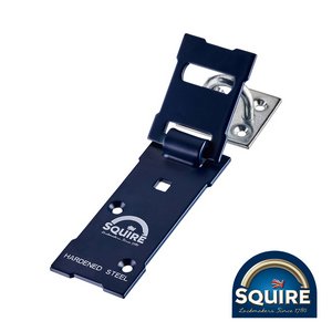 Squire 152mm 152mm Hardened Steel Clam Hasp and Staple - NO.6H (5012245000511) Blister Pack 1 Each SQR701060