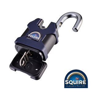 Squire 65mm Stronghold Padlock - Closed Shackle - SS65CS (5012245003918) Blister Pack 1 Each SQR701741