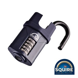 Squire 60mm Combination Padlock - Steel Closed Shackle - CP60CS (5012245025750) Blister Pack 1 Each SQR701744