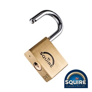 Squire 50mm Premium Brass Lion Padlock - LN5 (5012245002713) Blister Pack 1 Each SQR701754