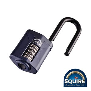Squire 60mm Combination Padlock - Steel 2.5IN Long Shackle - CP60/2.5 (5012245025743) Blister Pack 1 Each SQR701915