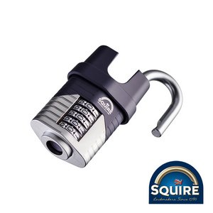 Squire 60mm Vulcan Combination Padlock - Boron Closed Shackle - VULCAN COMBI 60CS (5012245035629) Blister Pack 1 Each SQR701999