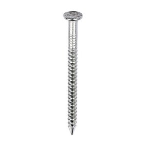 TIMCO 40 x 2.65 Annular Ringshank Nails - Stainless Steel (5055893351321) TIMbag 1 Kilograms SSAR40B