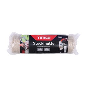 TIMCO 4.8m / 400g Stockinette Polishing & Wiping Cloth (5055893371671) Bag 1 Each SSR400