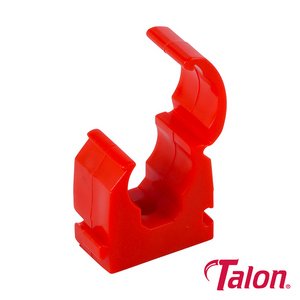 Talon 15mm 15mm Single Hinged ID Clip - Red - TS15RED (5060002357873) Bag 100 Pieces TALTS15RED