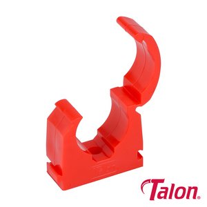 Talon 22mm 15mm Single Hinged ID Clip - Red - TS22RED (5060002357903) Bag 100 Pieces TALTS22RED