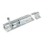 TIMCO 3IN Straight Tower Bolt - Hot Dipped Galvanised (5055893355473) Plain Bag 1 Each TBS3GB
