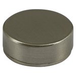 TIMCO 16mm Threaded Screw Caps - Solid Brass - Satin Nickel (5055893378083) TIMpac 4 Pieces TSC16SNP