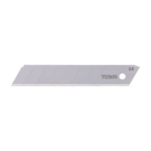 TIMCO 100 x 18 x 0.6 Snap Off Utility Knife Blades (5055893342923) Backing Card 10 Pieces UBSNAP18