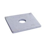 TIMCO M10 x 40 x 40 x 3 Square Plate Washers - Zinc (5055331843654) Box 150 Pieces WS10403Z