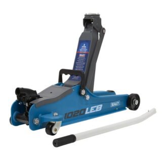 Sealey Low Profile Short Chassis Trolley Jack 2 Tonne - Blue (5054511933680) 1020LEB