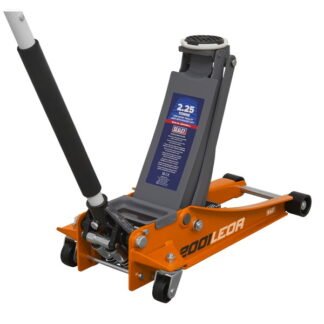 Sealey Low Profile Trolley Jack with Rocket Lift 2.25 Tonne - Orange (5054511844467) 2001LEOR