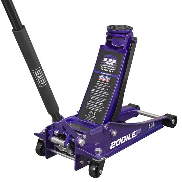 Sealey Low Profile Trolley Jack with Rocket Lift 2.25 Tonne - Purple (5054630418136) 2001LEP