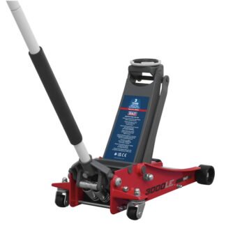 Sealey Low Profile Trolley Jack with Rocket Lift 3 Tonne - Red (5054630270338) 3000LE