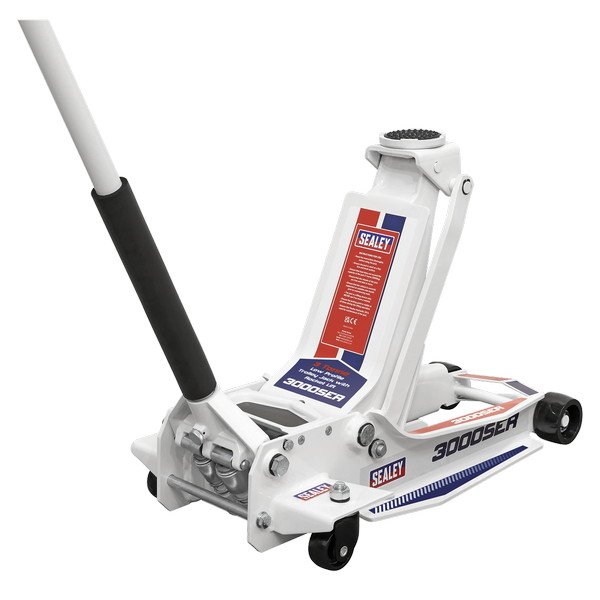 Sealey Low Profile Trolley Jack with Rocket Lift 3 Tonne (5054630291951) 3000SER