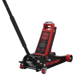 Sealey Premier Low Profile Trolley Jack with Rocket Lift 4 Tonne - Red (5054630180361) 4040AR