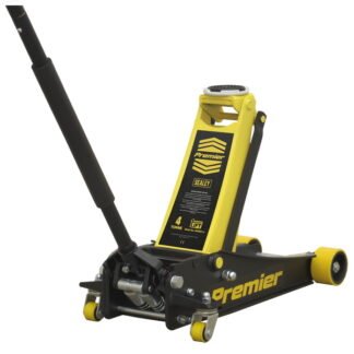 Sealey Premier Low Profile Trolley Jack with Rocket Lift 4 Tonne - Yellow (5054630270390) 4040AY