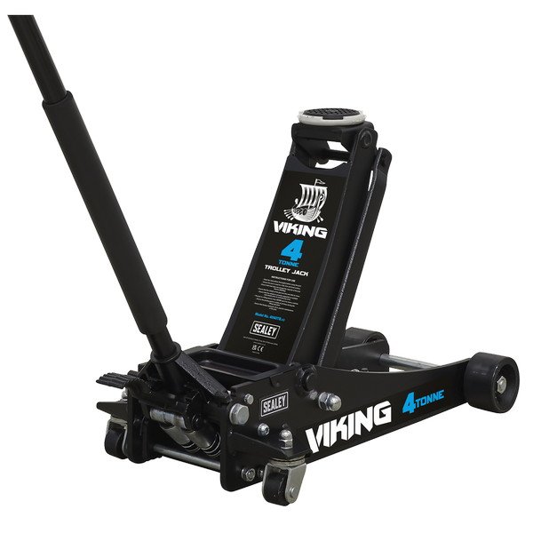 Sealey Viking Low Profile Professional Trolley Jack with Rocket Lift 4 Tonne (5054630180392) 4040TB