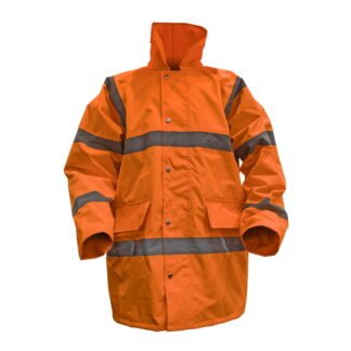 Sealey Worksafe® Hi- Vis Orange Jacket with Quilted Lining - XX- Large (5054511897524) 806XXLO