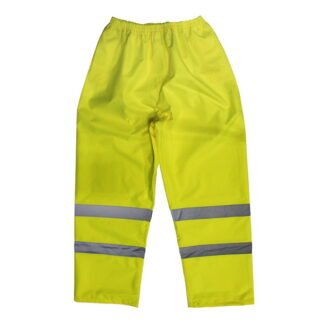 Sealey Worksafe® Hi- Vis Yellow Waterproof Trousers - Large (5054511785036) 807L