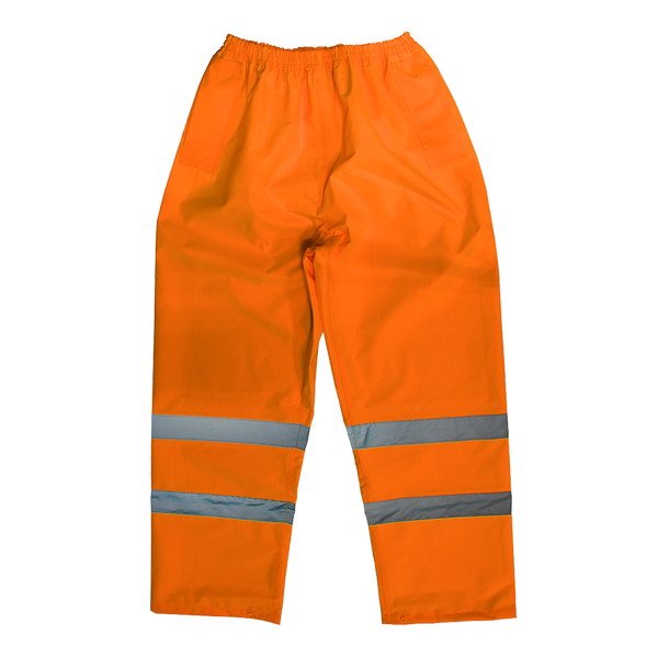 Sealey Worksafe® Hi- Vis Orange Waterproof Trousers - Medium (5054511897548) 807MO