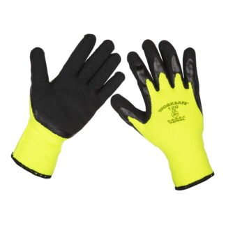 Sealey Worksafe® Thermal Super Grip Gloves, Large - Pack of 12 Pairs (5055257206045) 9126/12
