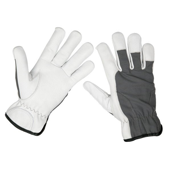 Sealey Worksafe® Super Cool Hide Gloves, Large - Pair (5054630024283) 9136L