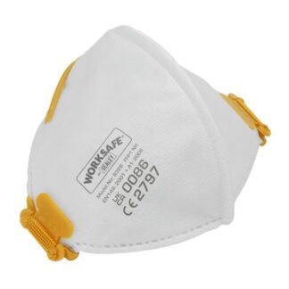 Sealey Worksafe® Fold Flat Mask FFP1 - Pack of 10 (5054511860610) 9329/10