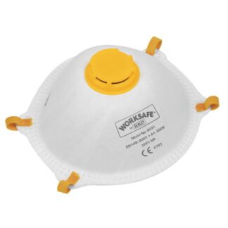 Sealey Worksafe® FFP1 Valved Cup Mask - Pack of 10 (5054511859706) 9331/10