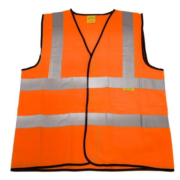 Sealey Worksafe® Hi- Vis Orange Waistcoat - XX- Large (5054511897593) 9812XXL