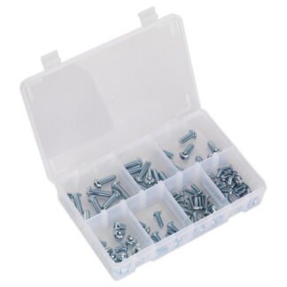 Sealey Button Head High Tensile 10.9 Socket Screw Assortment M5- M10 108pc - DIN 912 (5054511053333) AB053BH