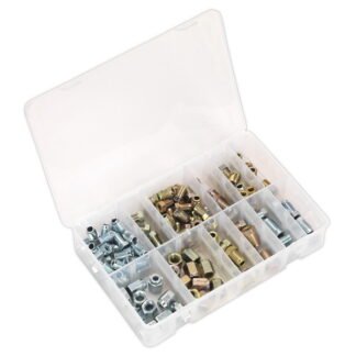 Sealey Metric/Imperial Brake Pipe Nut Assortment 200pc (5054511069921) AB068BPN