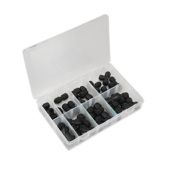 Sealey John Guest® Coupling Assortment 6 & 8mm 32pc (5054511061932) AB069JG
