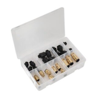Sealey Metric/Imperial John Guest® Thread Adaptor Assortment 30pc (5054511061949) AB072JG
