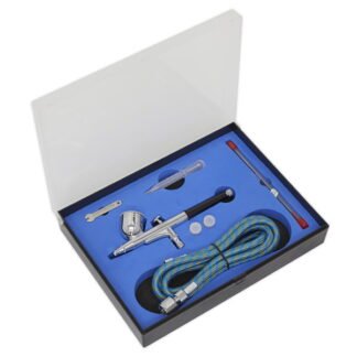 Sealey Gravity Feed Air Brush Kit (5051747602793) AB9321