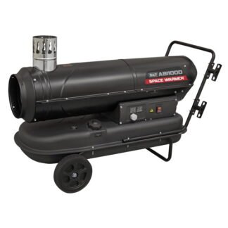 Sealey Space Warmer® Indirect Kerosene/Diesel Heater with Wheels 102,000Btu/hr (5054630325786) ABI1000