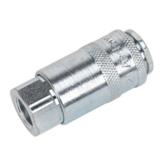 Sealey PCL Coupling Body Female 1/4IN BSPT - Pack of 50 (5024209652421) AC13BP