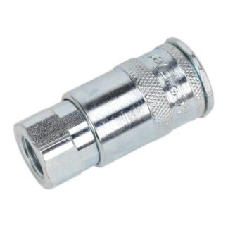 Sealey PCL Coupling Body Female 1/4IN BSPT - Pack of 50 (5024209652438) AC15BP