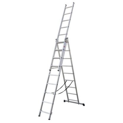 Sealey Extension Combination Ladder 3 x 9 Aluminium - EN 131 (5054630217388) ACL3