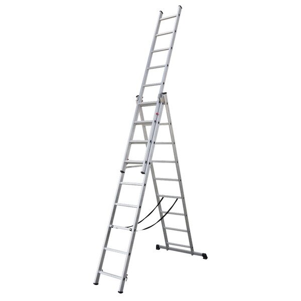 Sealey Extension Combination Ladder 3 x 9 Aluminium - EN 131 (5054630217388) ACL3