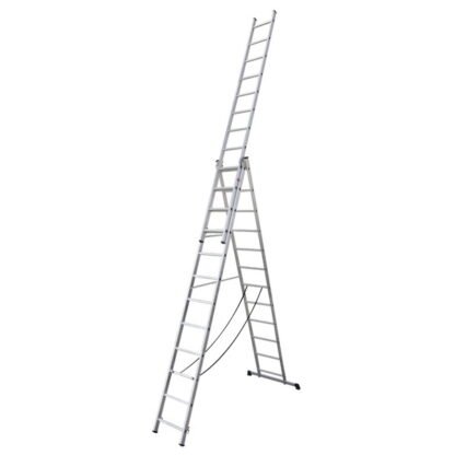 Sealey Extension Combination Ladder 3 x 12 Aluminium - EN 131 (5054630229213) ACL312