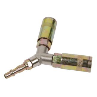 Sealey Twin Coupling Y- Adaptor (5024209837408) ACX55