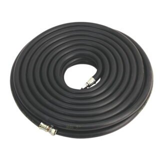 Sealey Heavy- Duty Air Hose with 1/4IN BSP Unions 15m x 10mm (5054630184581) AH15RX/38