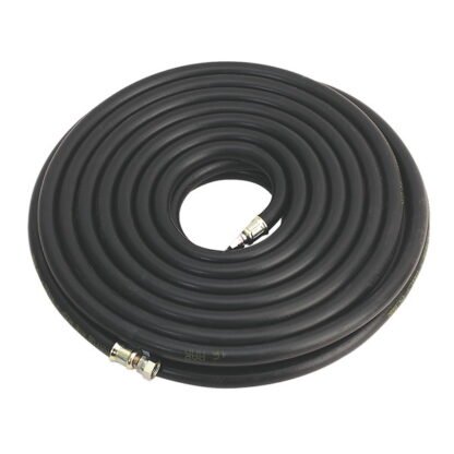 Sealey Heavy- Duty Air Hose with 1/4IN BSP Unions 15m x 10mm (5054630184581) AH15RX/38