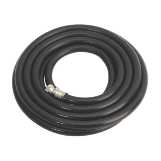 Sealey Heavy- Duty Air Hose with 1/4IN BSP Unions 5m x 10mm (5054630185205) AH5RX/38