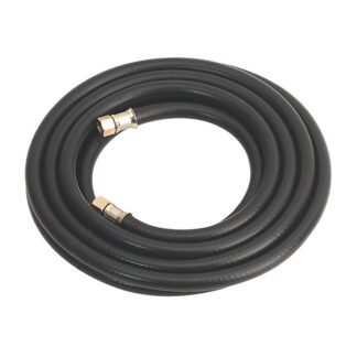 Sealey Heavy- Duty Air Hose with 1/4IN BSP Unions 5m x 8mm (5054630184741) AH5RX