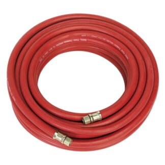 Sealey Air Hose with 1/4IN BSP Unions 15m x 8mm (5054630184956) AHC15