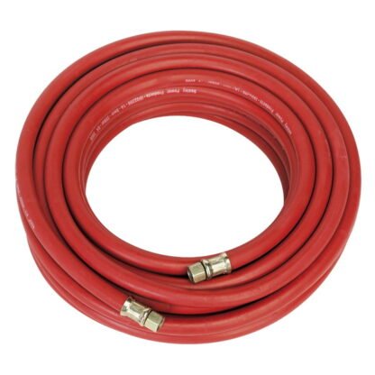 Sealey Air Hose with 1/4IN BSP Unions 15m x 8mm (5054630184956) AHC15
